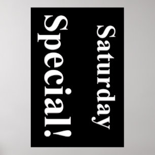 Saturday Special Beauty Salon Poster