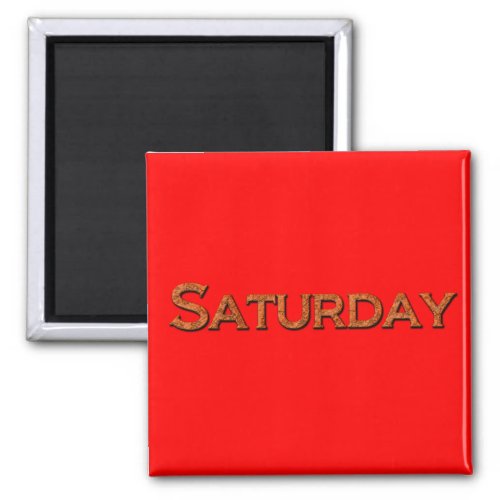 Saturday Teaching or Memory Aid Magnet