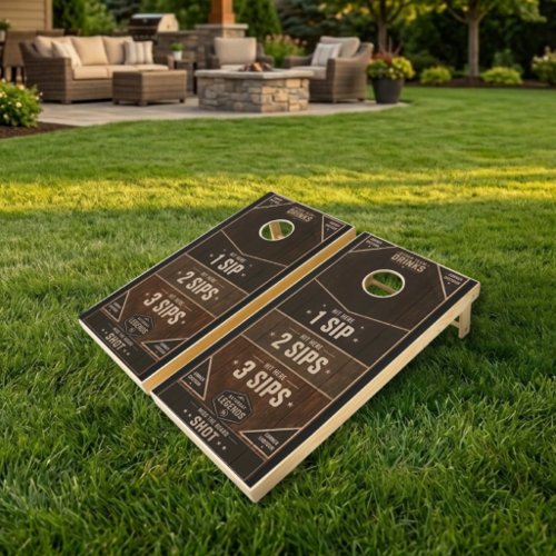 SaturdayLegends Drinking Game Cornhole