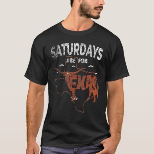 Saturdays Are For Longhorn Texas Trendy Austin Pri T_Shirt