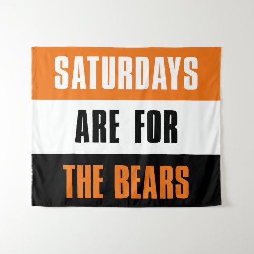 Saturdays are for The Bears Mercer University Tapestry