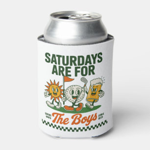 Saturdays Are For The Boys Golf Retro Golfing Can Cooler