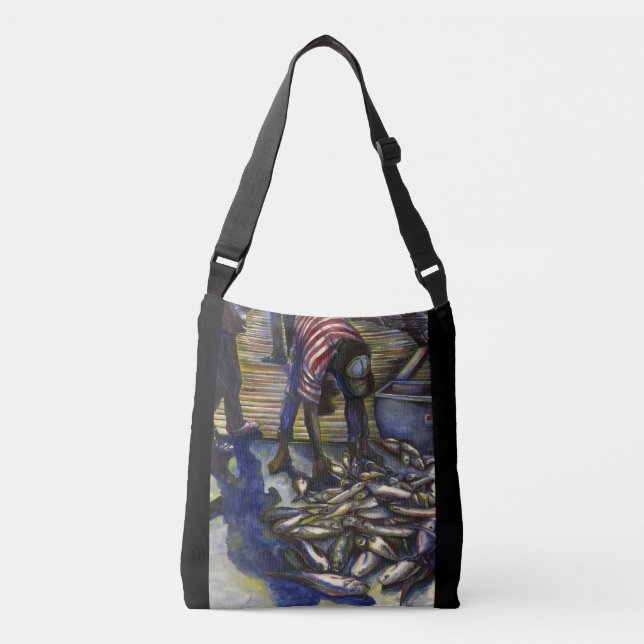 Saturday's Blessings, Harbor Island, Bahamas Crossbody Bag (Front)