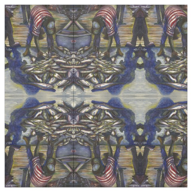 Saturday's Blessings, Harbor Island, Bahamas Fabric (Swatch)