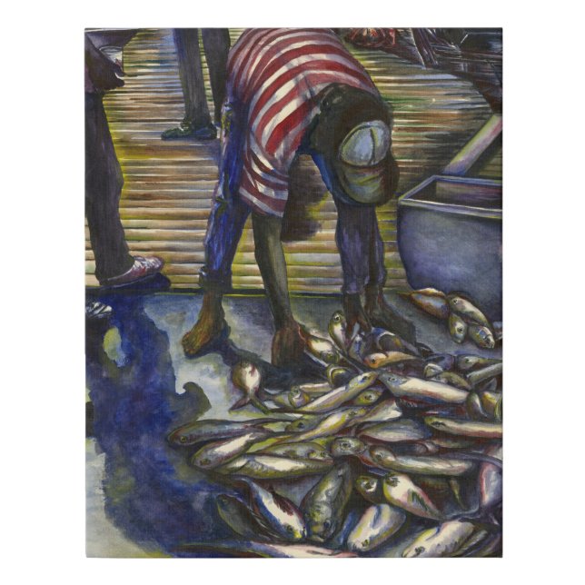 Saturday's Blessings, Harbor Island, Bahamas Faux Canvas Print (Front)