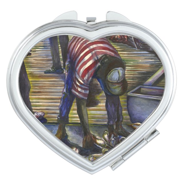 Saturday's Blessings, Harbor Island, Bahamas Vanity Mirror (Front)