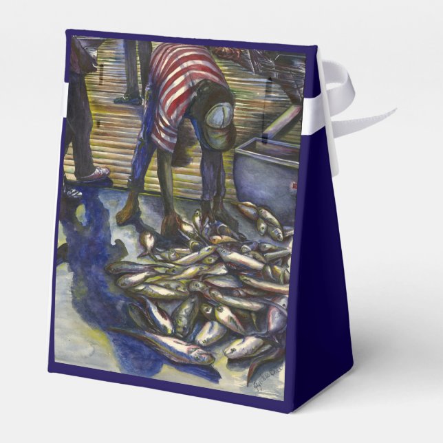 Saturday's Blessings, Harbor Island Favor Boxes (Back Side)