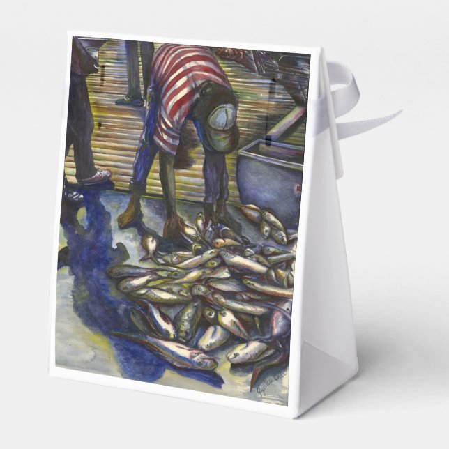 Saturday's Blessings, Harbor Island Favor Boxes (Back Side)