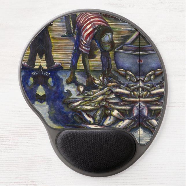 Saturday's Blessings, Harbor Island Gel Mouse Pad (Front)