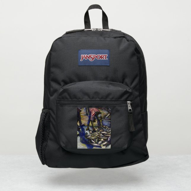 Saturday's Blessings, Harbor Island JanSport Backpack (Front)