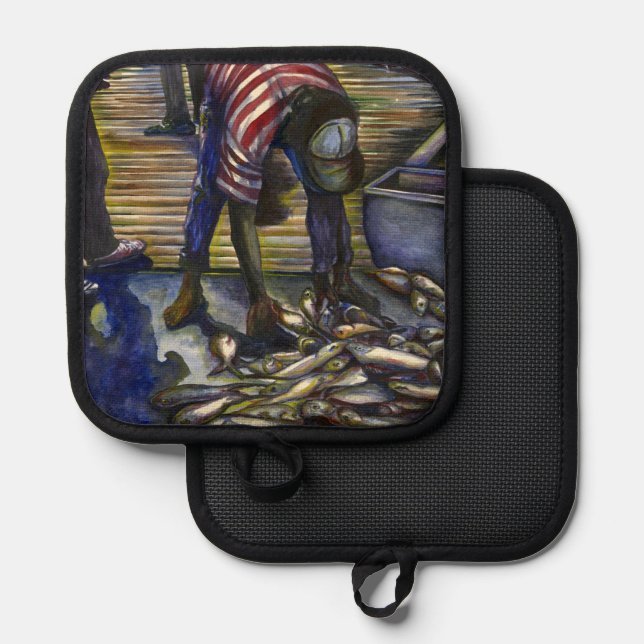 Saturday's Blessings, Harbor Island Pot Holder (Front/Back)