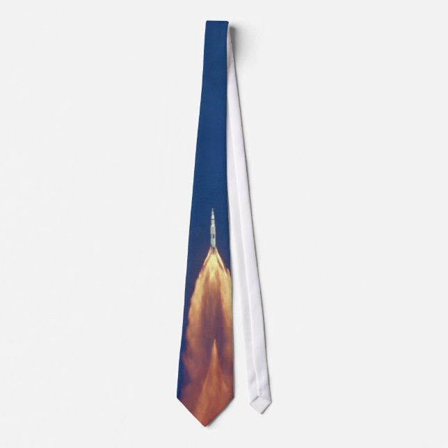 Saturn 5 Launch Neck Tie (Front)