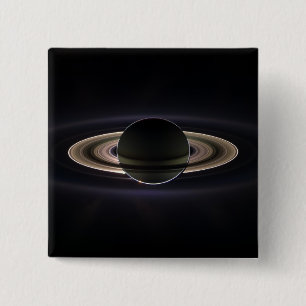 Saturn Aglow Pinback Button