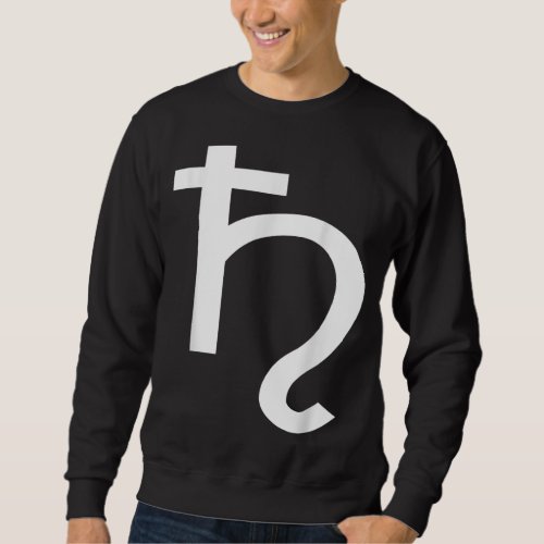 Saturn Astronomical Symbol Astronomy Astrology Sweatshirt