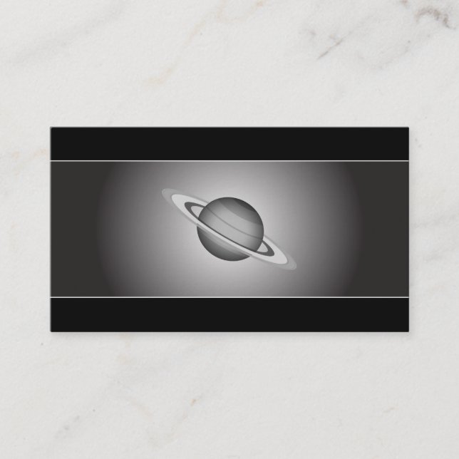 Saturn - Astronomy Business Card (Front)