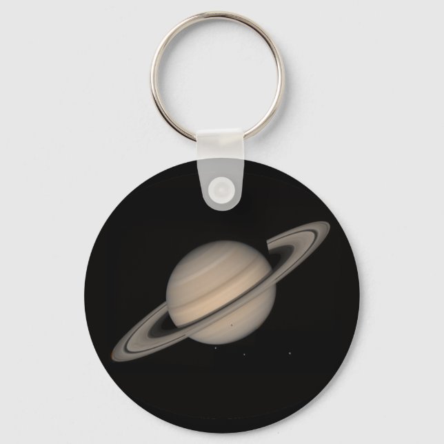 Saturn by Voyager 2 Keychain (Front)