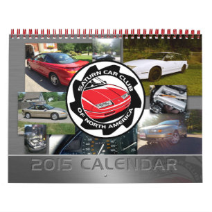 Saturn Car Club Custom Printed Calendar