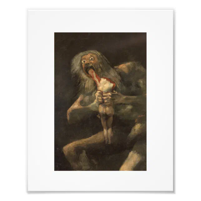 Saturn Devouring His Fancisco Son of Goya Photo Print | Zazzle