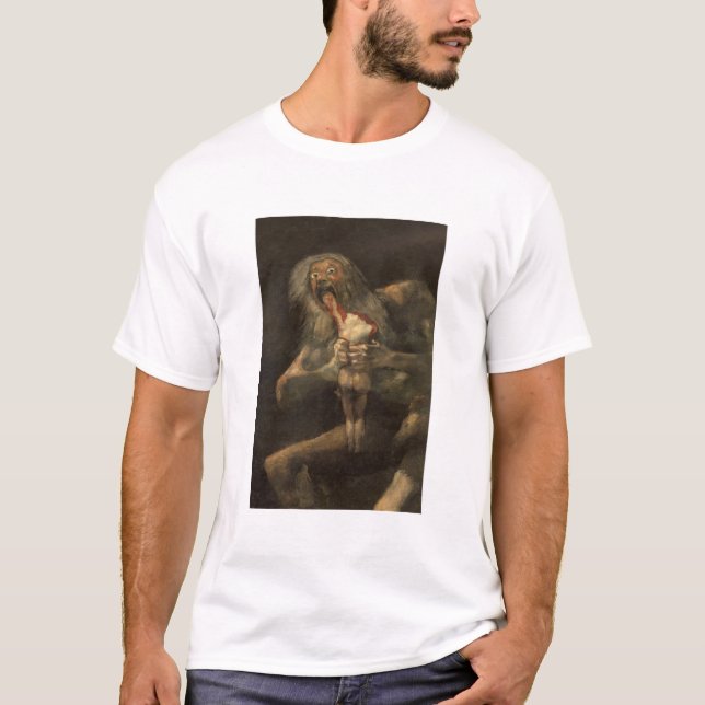 Saturn Devouring His Son Francisco de Goya T-Shirt (Front)
