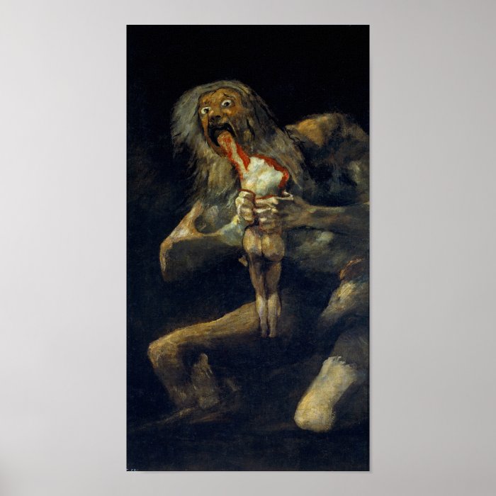 Saturn Devouring His Son Poster