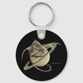 Saturn Dragon Keychain