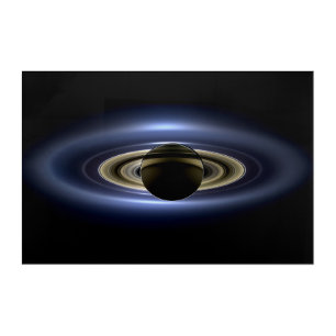 Saturn Eclipsed the Sun from Cassini Orbiter Acrylic Print