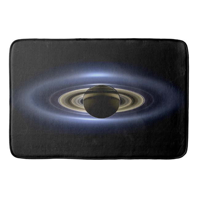 Saturn Eclipsed the Sun from Cassini Orbiter   Bath Mat (Front)