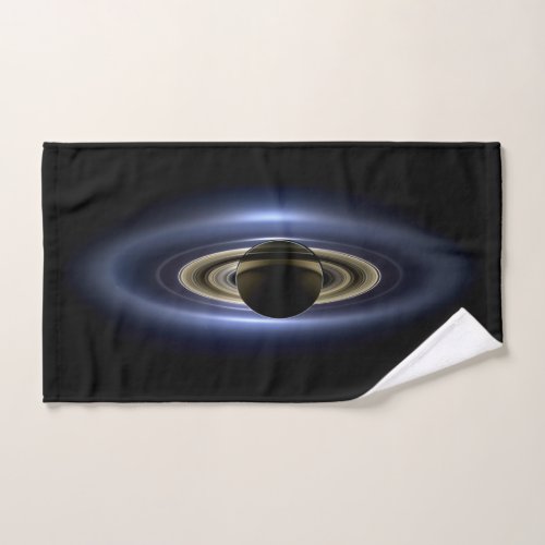 Saturn Eclipsed the Sun from Cassini Orbiter   Bath Towel Set