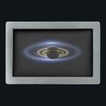 Saturn Eclipsed the Sun from Cassini Orbiter   Belt Buckle<br><div class="desc">NASA's Cassini spacecraft hid behind Saturn, capturing a dramatic scene: the gas giant's majestic form, seven of its moons, and even a tiny, pale dot of Earth in the distance, all illuminated by the sun filtering through the rings. This unique vantage point, shielded from the sun's glare by Saturn itself,...</div>