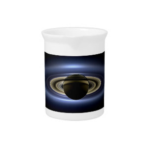 Saturn Eclipsed the Sun from Cassini Orbiter   Beverage Pitcher