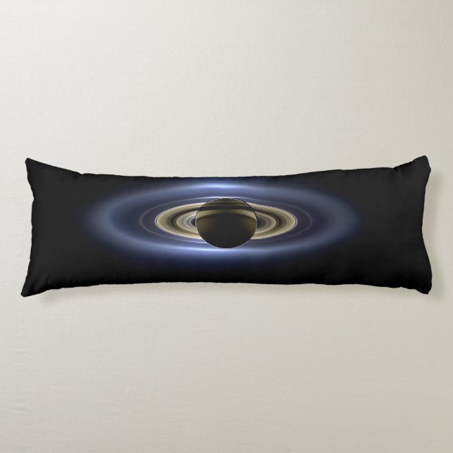 Saturn Eclipsed the Sun from Cassini Orbiter   Body Pillow (Front)