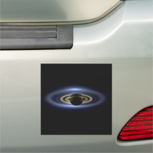 Saturn Eclipsed the Sun from Cassini Orbiter   Car Magnet