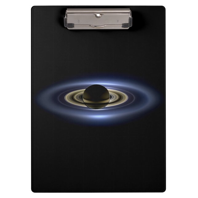 Saturn Eclipsed the Sun from Cassini Orbiter   Clipboard (Front)
