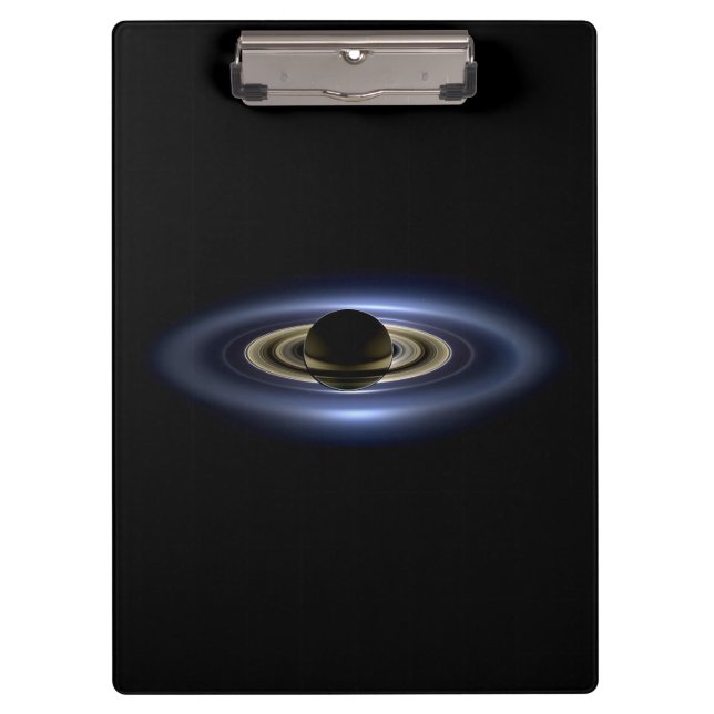 Saturn Eclipsed the Sun from Cassini Orbiter   Clipboard (Front)