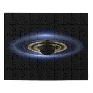 Saturn Eclipsed the Sun from Cassini Orbiter   Jigsaw Puzzle
