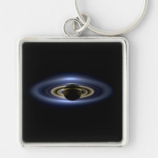 Saturn Eclipsed the Sun from Cassini Orbiter   Keychain