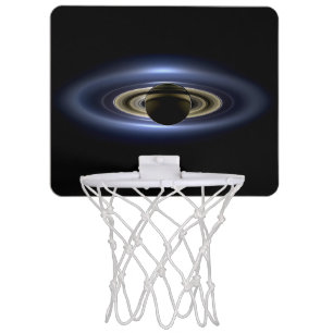 Saturn Eclipsed the Sun from Cassini Orbiter Mini Basketball Hoop