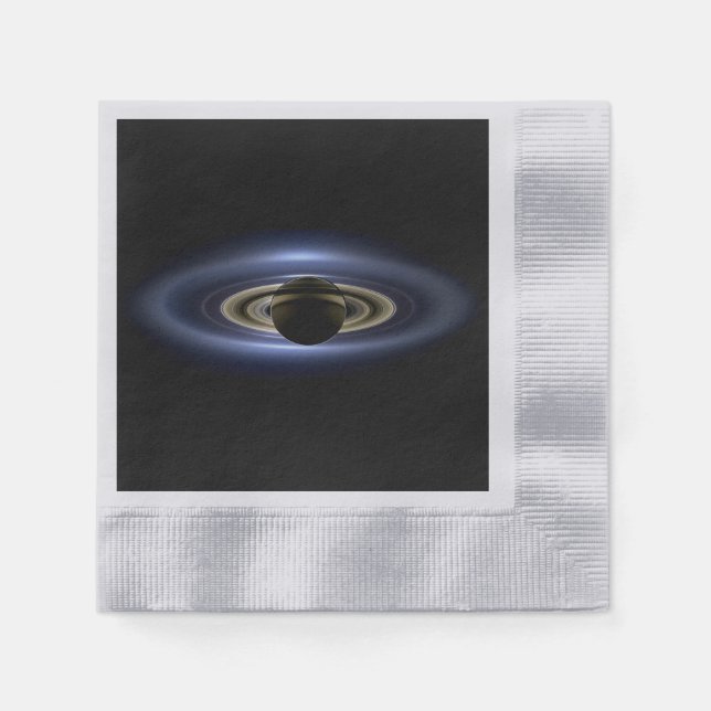 Saturn Eclipsed the Sun from Cassini Orbiter   Napkins (Front)