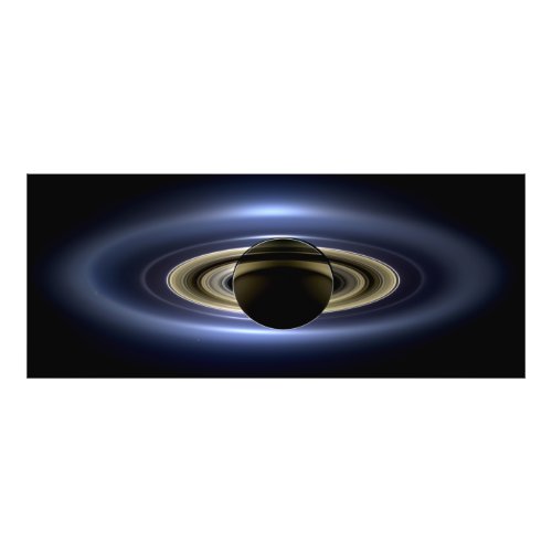 Saturn Eclipsed the Sun from Cassini Orbiter   Photo Print