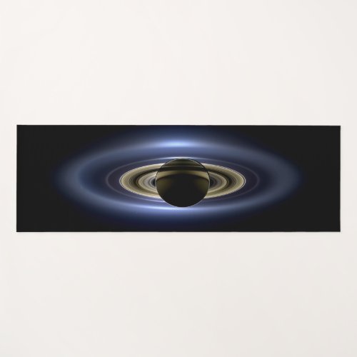 Saturn Eclipsed the Sun from Cassini Orbiter   Yoga Mat