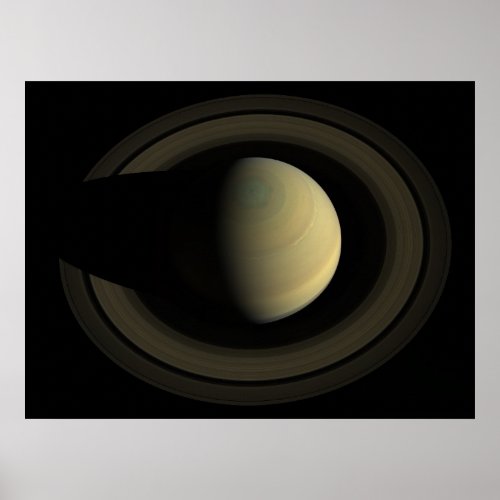 Saturn from Above Poster