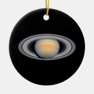 Saturn (Hubble Telescope) Ceramic Ornament