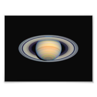 Saturn (Hubble Telescope) Photo Print