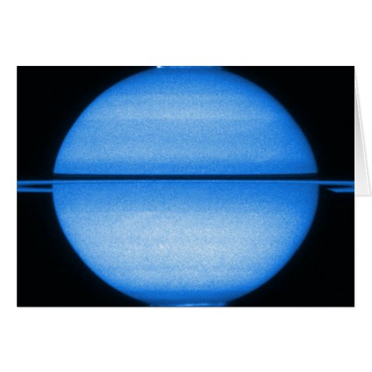 Saturn Light Show Note Card (Front Horizontal)