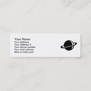 Saturn Mini Business Card