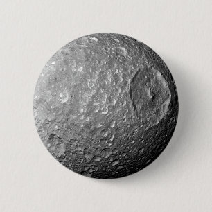 Saturn Moon Mimas Pinback Button