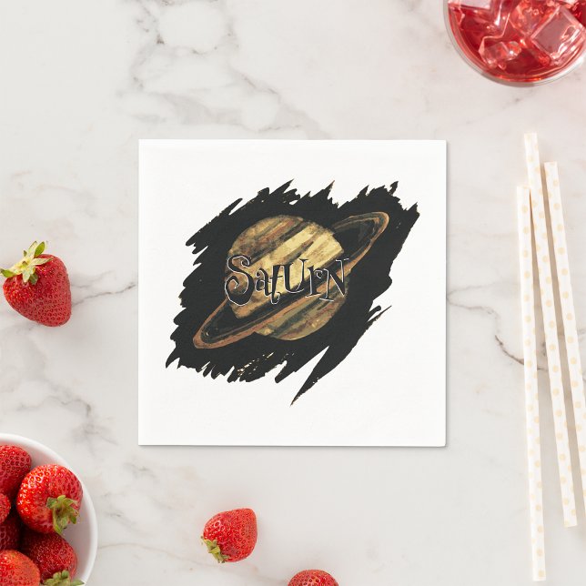 Saturn Paper Napkins (Creator Uploaded)
