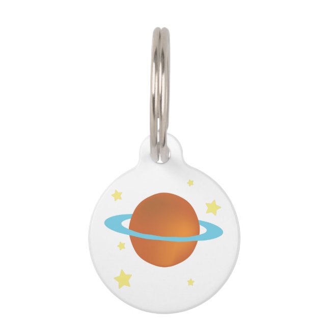 Saturn Pet ID Tag (Front)