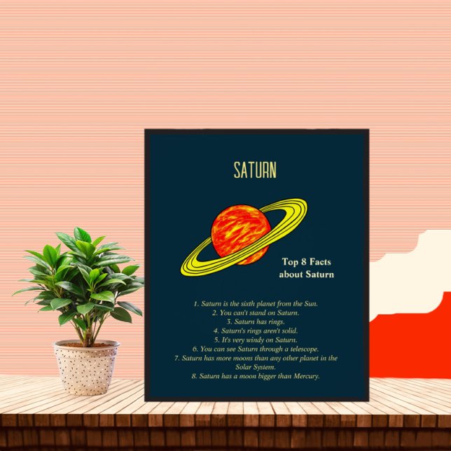 Saturn planet poster (Creator Uploaded)