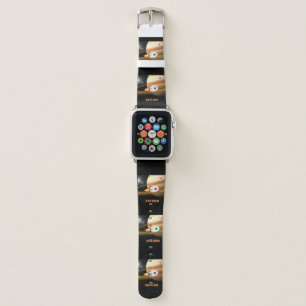 saturn planet rocket ufo apple watch band